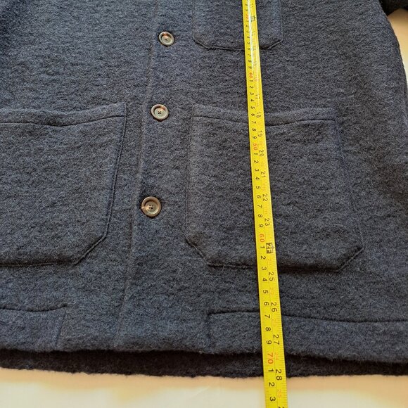 NEW Tintoria Mattei 954 Men's Blue Classic-collar Wool Blend Jacket Size XL - Picture 13 of 16